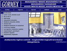Tablet Screenshot of gormex.hu